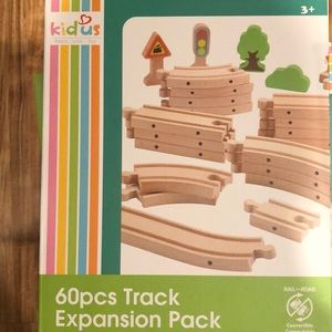 KidUs 60Pcs Track Expansion Pack